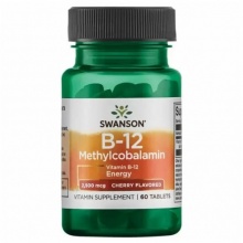  Swanson Vitamin B-12 Methylcobalamin 2500  60 