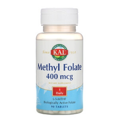  Innovative Quality KAL Methyl Folate   400 mcg 90 